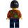 LEGO Jungle Explorer with Black Short Hair Minifigure