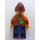 LEGO Djungel Explorer med Reddish Brun Hår med Hästsvans  Minifigur