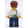 LEGO Djungel Scientist med Reddish Brun Kort hår Minifigur