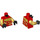 LEGO Kai - Forbidden Spinjitzu jossa Wrap Flames (Spinjitzu Slam) Pienoishahmo Vartalo (973 / 76382)