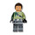 LEGO Kanan Jarrus minifiguur met donkerbruin haar