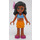 LEGO Kate met Oranje Skirt en Bikini Top minifiguur