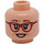 LEGO Kathi Dooley - Minifigure Head (Recessed Solid Stud) (3626 / 79440)