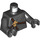 LEGO Kendo Cole Torse avec Skull et Brown Leather Straps (76382 / 88585)