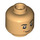 LEGO Kenji Minifigure Head (Recessed Solid Stud) (3274)