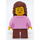 LEGO Kid con Bright Rosa Superiore Minifigure