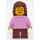 LEGO Kid mit Bright Pink oben Minifigur
