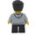 LEGO Kid con Luz Grey Parte superior Minifigura