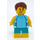 LEGO Kid mit Towel und Swim Trunks Minifigur