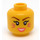 LEGO Kitty Pop Minifigure Head (Recessed Solid Stud) (3626 / 50330)