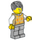 LEGO Lady met Argyle Trui Minifiguur