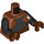 LEGO Lando Calrissian with Skiff Guard Disguise with Dark Brown Legs Minifig Torso (973)