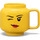 LEGO Large Winking Girl Ceramic Mug (5007876)