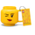 LEGO Large Winking Girl Ceramic Mug (5007876)