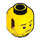 LEGO Larry the Barista Minifigure Head (Recessed Solid Stud) (3626 / 15916)