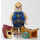 LEGO Laval Parelmoer goud Pantser, No Cape Minifiguur