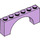LEGO Lavender Arch 1 x 6 x 2 Medium Thickness Top (15254)