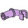 LEGO Lavender Arm with Pin and Hand (28660)
