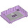 LEGO Lavendel Book Hälfte mit Hinges mit Rug (65196 / 66563)