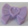 LEGO Lavender Bow with Heart Knot (11618)