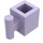 LEGO Lavendel Steen 1 x 1 met Handvat (2921 / 28917)
