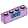 LEGO Lavender Brick 1 x 4 with Bow Tie (3010 / 42206)