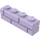 LEGO Lavender Brick 1 x 4 with Embossed Bricks (15533)