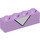 LEGO Lavendel Steen 1 x 4 met Wit Neck (3010 / 79289)