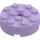 LEGO Lavender Brick 4 x 4 Round with Hole (87081)