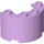 LEGO Lavendel Zylinder 2 x 4 x 2 Hälfte (24593 / 35402)