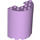 LEGO Lavendel Cylinder 3 x 6 x 6 Halvt (35347 / 87926)