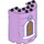 LEGO Lavendel Cilinder 3 x 6 x 6 Halve met Gold Venster met beast (35347 / 79602)