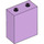 LEGO Lavender Duplo Brick 1 x 2 x 2 without Bottom Tube (4066 / 76371)