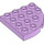 LEGO Lavande Duplo assiette 4 x 4 avec Rond Coin (98218)