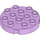 LEGO Lavender Duplo Round Plate 4 x 4 with Hole and Locking Ridges (98222)