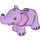 LEGO Lavanda Elephant con Rosa Orecchie (67410 / 68038)