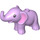LEGO Lavender Elephant with Pink Ears (67410 / 68038)