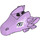 LEGO Lavendel Elves Draak Hoofd met Light Purple (24196 / 36727)