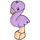 LEGO Lavender Flamingo with Flesh Legs and Gold Beak (67918 / 67919)