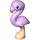 LEGO Lavender Flamingo with Flesh Legs and Gold Beak (67918 / 67919)