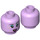 LEGO Lavendel Genie Dancer Minifigure Kopf (Einbau-Vollbolzen) (3626 / 75217)