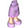 LEGO Lavanda Fianco con Mid Length Gonna con Bright Rosa Underskirt e Lavanda Shoes (110193)