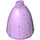 LEGO Lavendel Hüften mit Groß Skirt mit Silber Stars und Sparkles (75809)