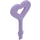 LEGO Lavender Key with 3.2 Shaft (69871)