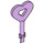 LEGO Lavendel Schlüssel mit 3.2 Shaft (69871)