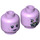 LEGO Lavendel Library Ghost Minifigure Kopf (Einbau-Vollbolzen) (3626 / 24795)