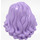 LEGO Lavendel Mittlere Länge Wellig Haar (23187)