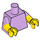 LEGO Lavender Milhouse Van Houten Minifig Torso (973 / 16360)