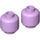 LEGO Lavender Minifigure Head (Recessed Solid Stud) (3274 / 3626)