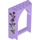 LEGO Lavender Panel 2 x 6 x 6.5 with Arch with Roses and Leaves (Both Sides) Sticker (35565)